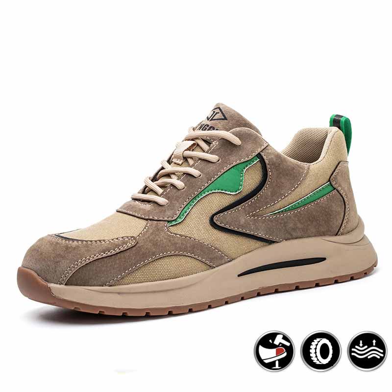 Oulylan Steel Head Anti-Smash Anti-Stabbing Wear-Resistant Breathable Men'S Comfortable Safety Shoes Protective Safety Shoes