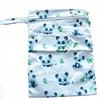 Waterproof Single Pocket Reusable Wet Diaper & Sanitary Napkin Bag