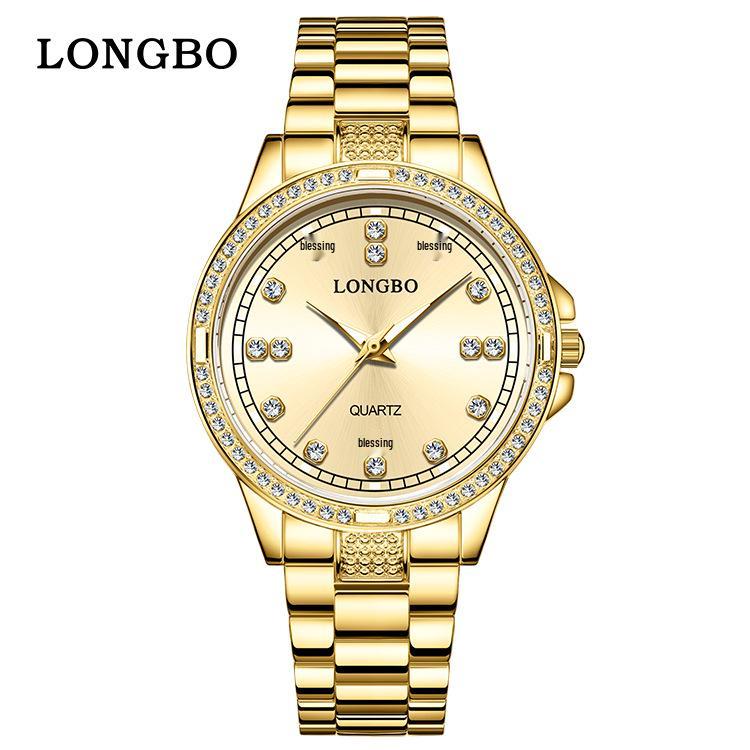 Longbo Quartz Waterproof Casual Couples Watch