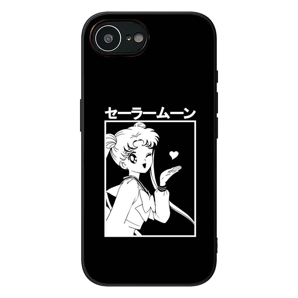 Cover for Samsung Galaxy S22 S21 S20 FE Ultra Plus A35 A36 A55 A37 A33 A34 A57 Coque Phone Case Lovely S-Sailors Poster Moon