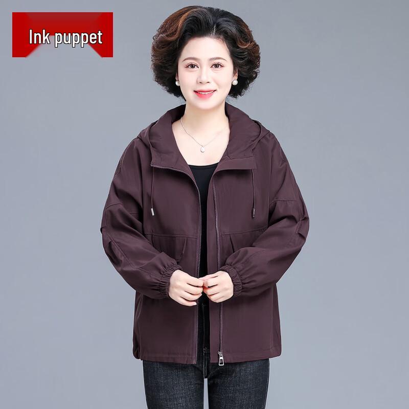 

Women s Plus Size Hooded Spring Trench Coat 5XL
