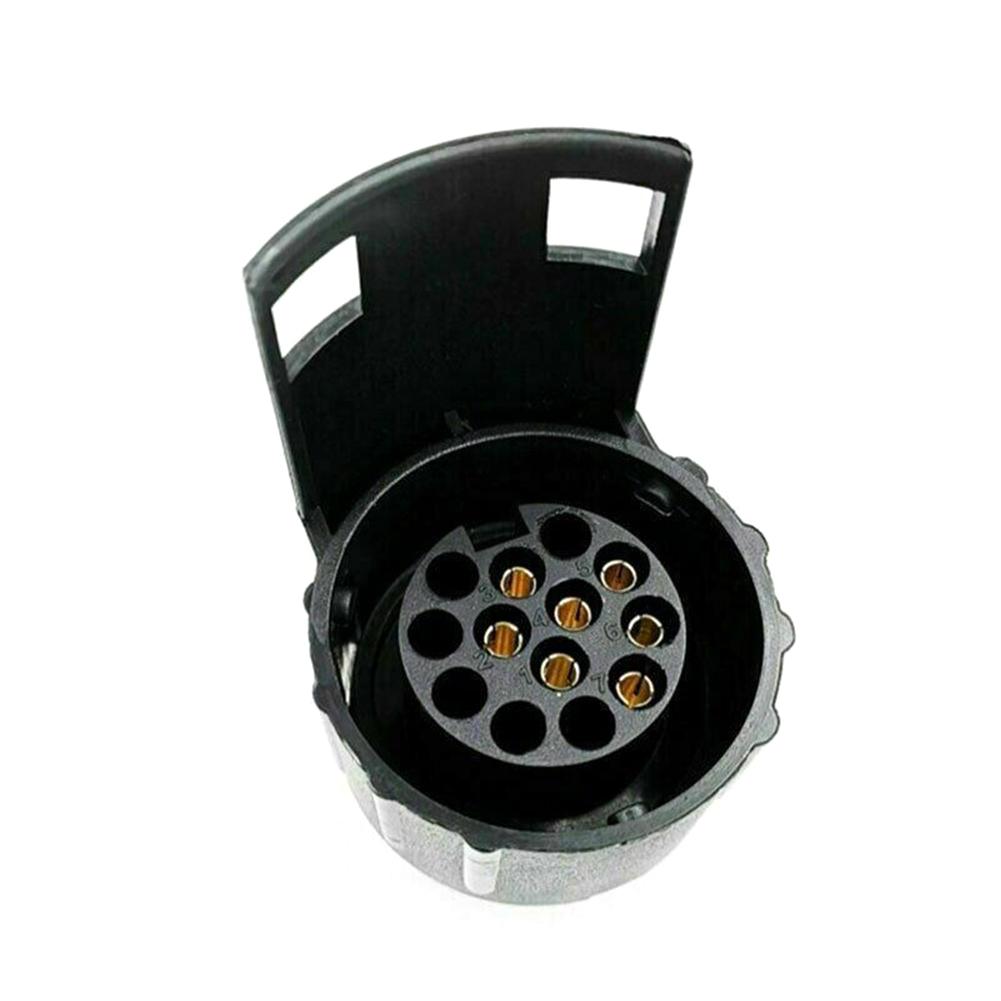 12V 7 Pin To 13 Pin Plug Adapter Trailer Connector Plugs Towing Car Socket Truck Accessories Towbar Adapter Waterproof F7Q8