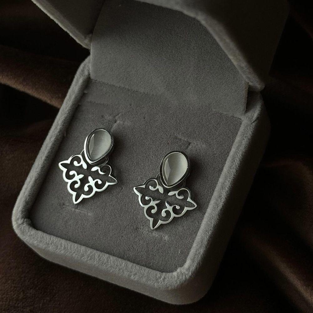 Серьги с ажурным узором, ретро и уникальные One Size