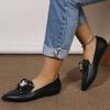 2025 New Pointed Head Butterfly Decoration Shallow Mouth Flat Bottom Versatile Shoes Woman Low Heel Comfortable Leisure Zapatos