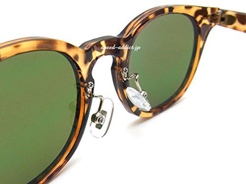 Style Old Boston Sunglasses Tortoiseshell x Dark Green 50's