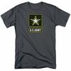26 US. Armee Logo T-Shirt Herren Lizenzierter USA Militär Tee Anthrazit Unisex T-Shirt