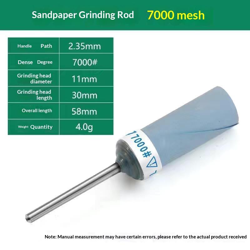Wet Dry Sandpaper Grinding Sticks Assorted Grit Polishing Tools for Wood Carving Plastic Grinding Model Making Hobby Projects