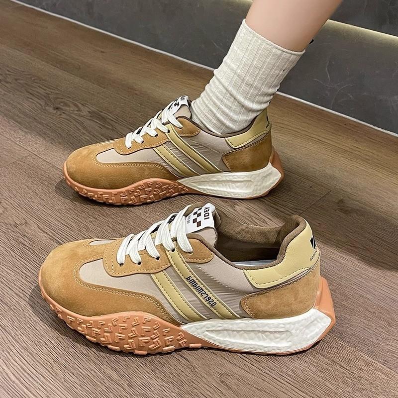 Dad shoes versatile retro small waist waffle Forrest Gump shoes women's 2025 spring new popular sports training women's shoes
