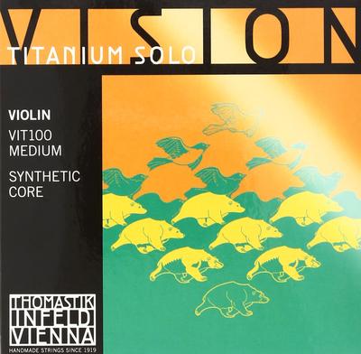 Vision Titanium solo Violinsaiten E A D G Linie 4 Typen Satz VIT100 Inhalt Linie, Linie, Linie, 4/4 (Satz VIT01, VIT02, VIT03, VIT04)