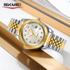 Analog Quartz Watch for Men Stainless Steel Band 30M Waterproof Luminous Date Window Diamond Hour Markers Fashion Men's Watches