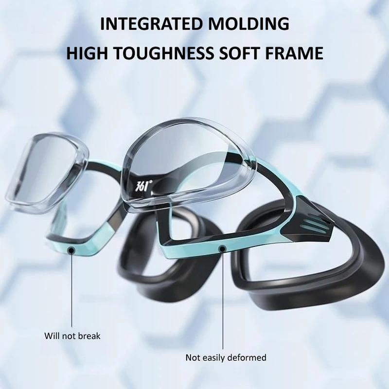 Brand Myopia Swimming Goggles for Men Women Waterproof Anti Fog Kids Swimming Goggles Optical Lenses Diopter -2.0~-6.0