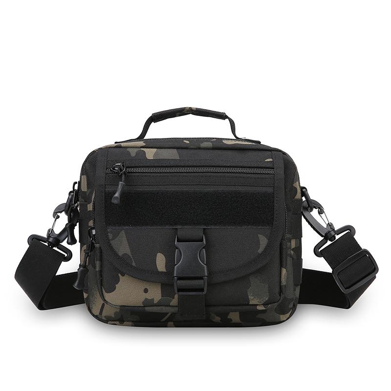 Tactical Messenger Pouch Men'S Vintage Camouflage Army Crossbody Bag Nylon Single Shoulder Bag Chest Pack Sling Hunting Bag