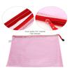 10pcs Mesh   Bag   File Folder PVC Transparent Information Pack Document