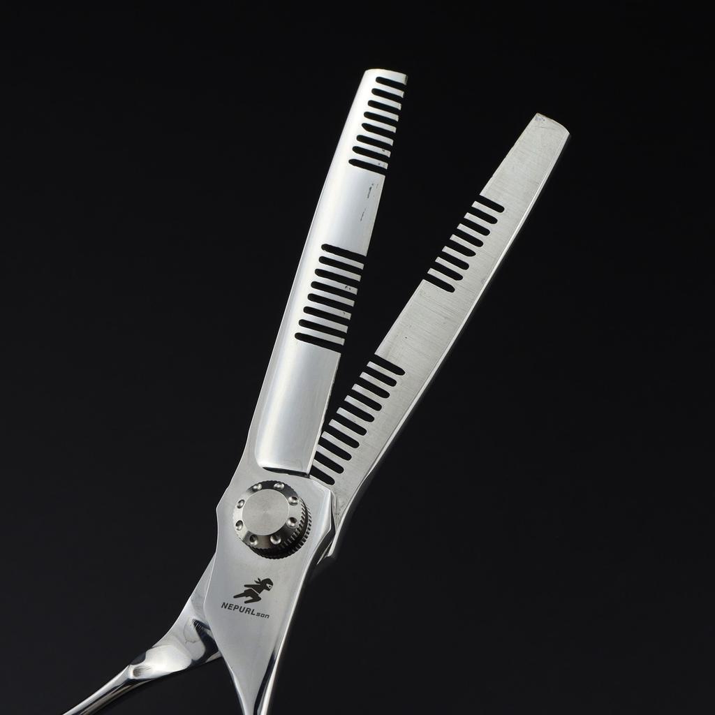 6.0 Inch Xc-13 Nepson, Non-Marking Double-Sided Teeth, Hair Scissors, Hair Scissors, Tooth Scissors, Thin Scissors, Double