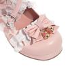 Lolita Shoes Women High Heels Pendant Lace Straps Bow Cute Girls Princess Tea Party Pumps Students Lovely Plus Size 34-48