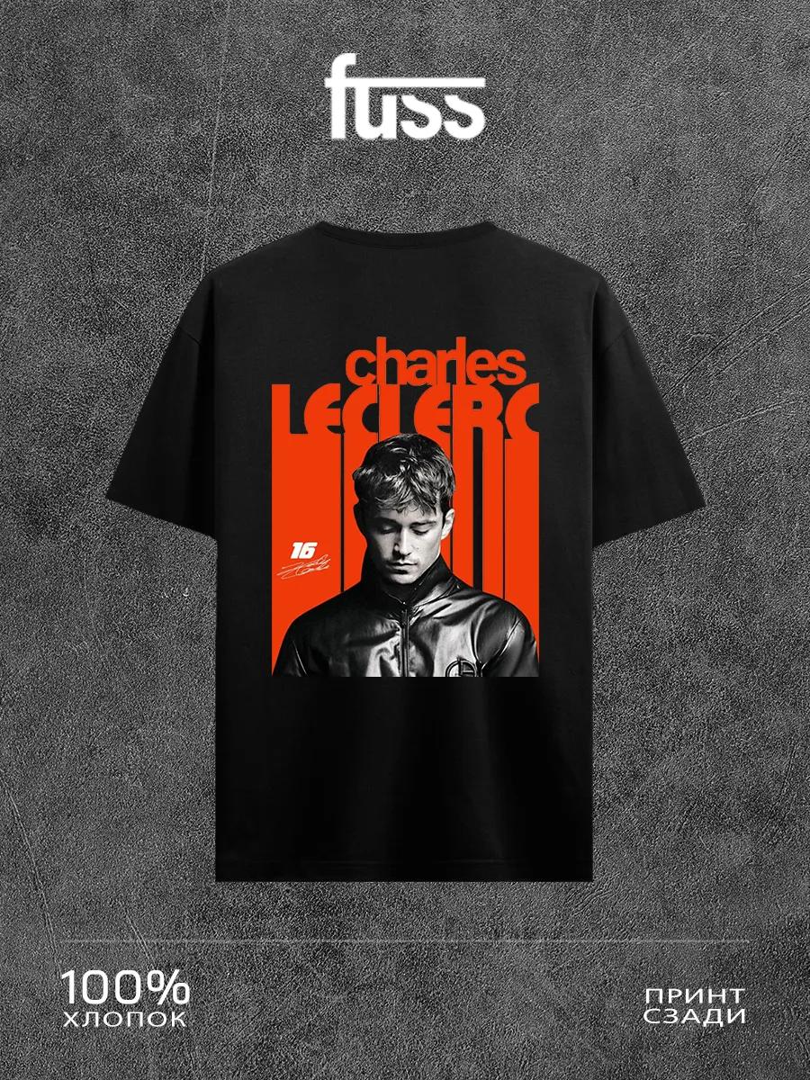 T-shirt with Charles Leclerc print on the back L