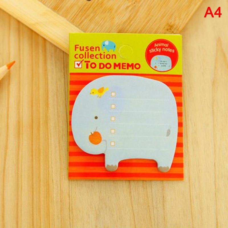 Cute Kawaii Animal Sticker Bookmark It Marker Memo Index Tab Sticky Post Notes