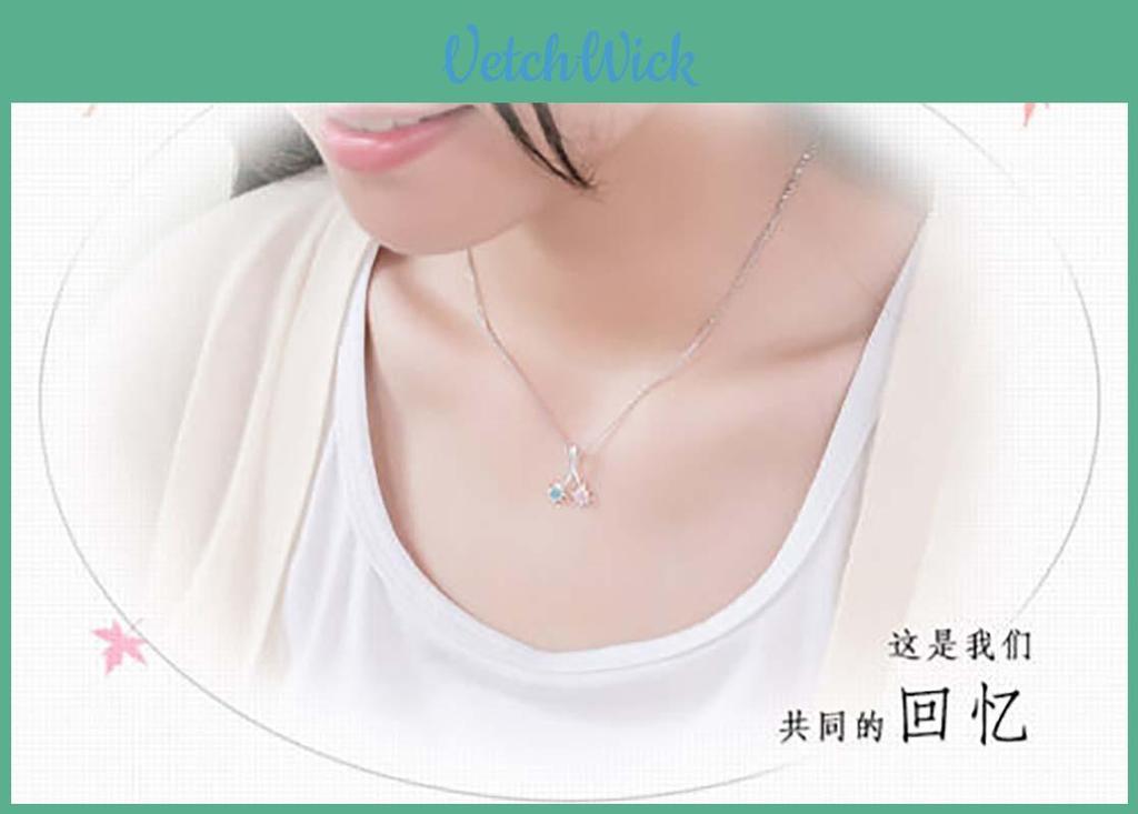 Collana con Ciondolo in Argento Kimi No Na Wa Your Name di Qualità Premium per Appassionati di Cosplay