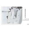 AD23-Folding Fry Basket Mesh Container 7 Inch Foldable Deep Fryer Basket With Handle For Frying And Food Presentation