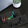 1pc Cross Blessed Motorcycle Stickers Waterproof for Motorcycle Fuel Tank Fairing Tailbox Car Body Scooter Universal Vinyl Decal