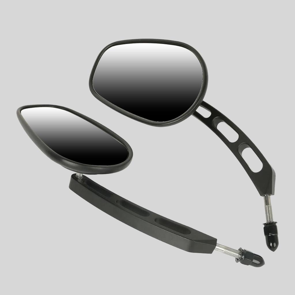 Motorcycle Rear View Side Mirror 8mm For Harley Road King Touring XL 883 Sportster Fatboy Dyna FXDF FLSTF Softail Springer V-ROD