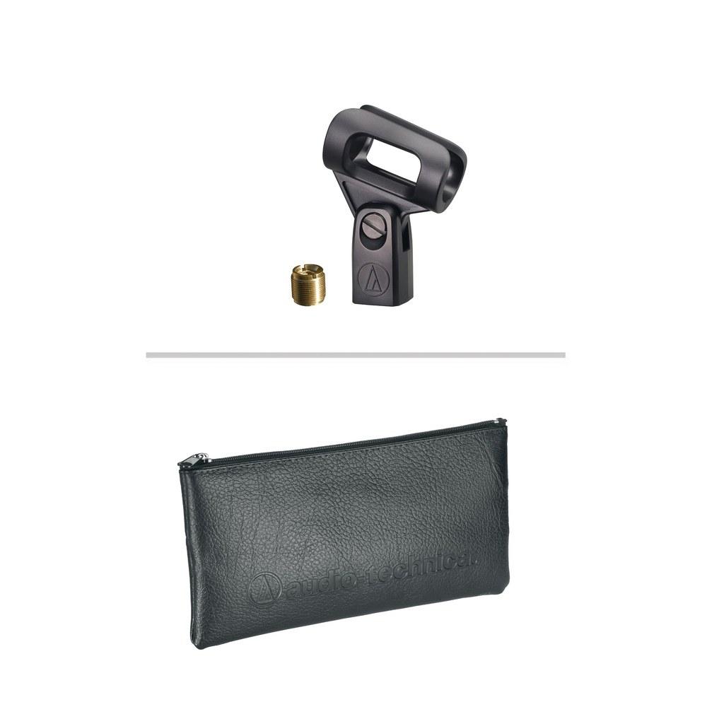 Audio-Technica AT2010 Condenser Microphone XLR Handheld for Video Streaming Home Recording Podcasting Live Commentary DTM Black