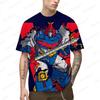 Trend Tee Shirt Men T-shirt Short Cosplay Tops  Oversized Clothing T-shirts Hip Hop Y2k