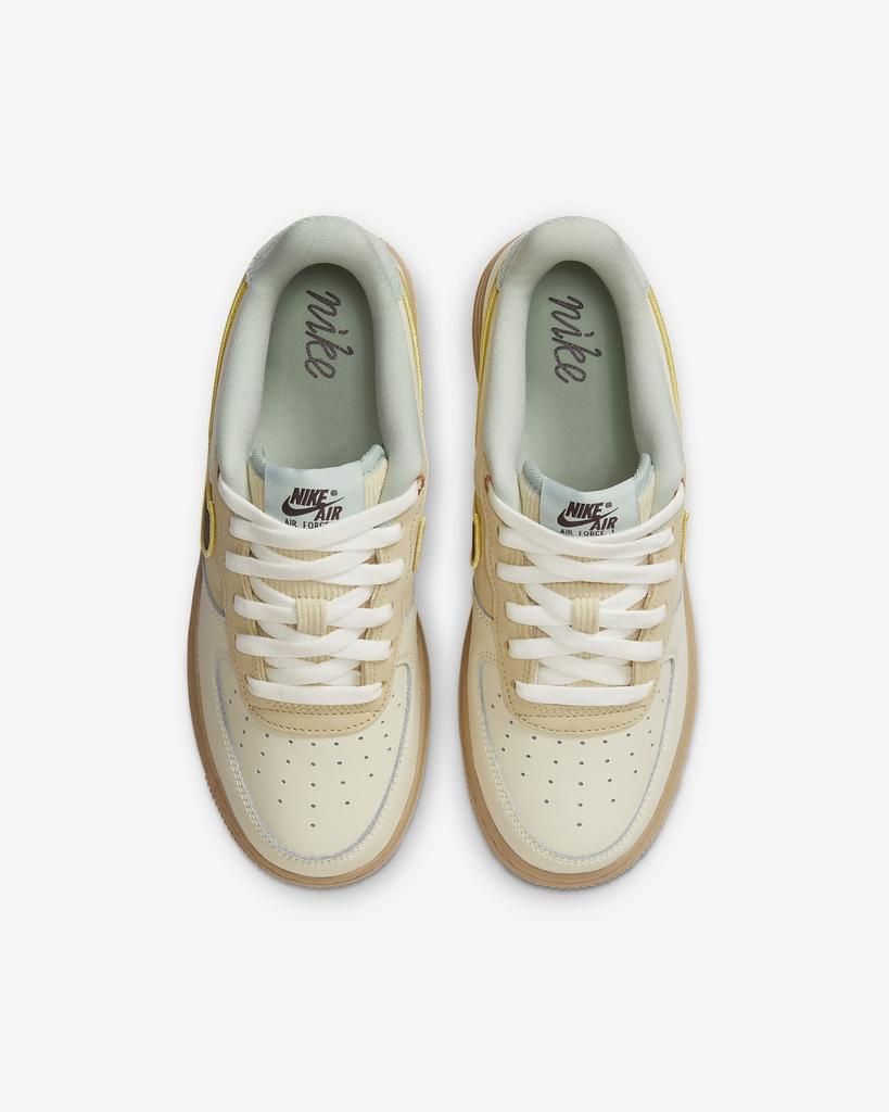 HQ3473-122 Nike GS Air Force 1 Low Coconut Milk Seafoam