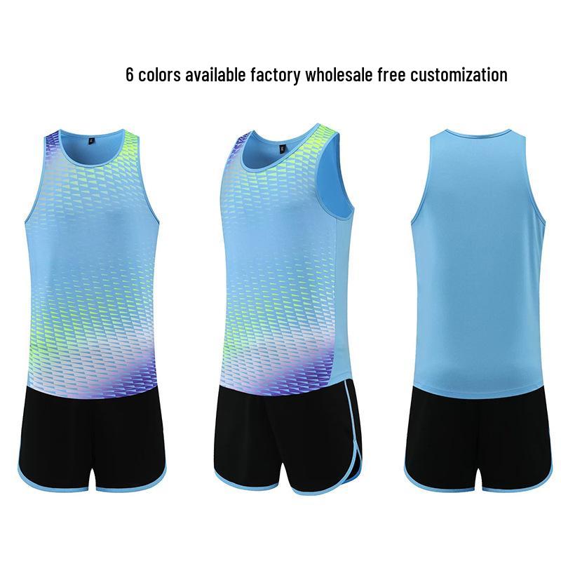 Unisex schnelltrocknende schweißableitende Leichtathletik-Teamuniform-Sets für die Schule und das Marathon-Training