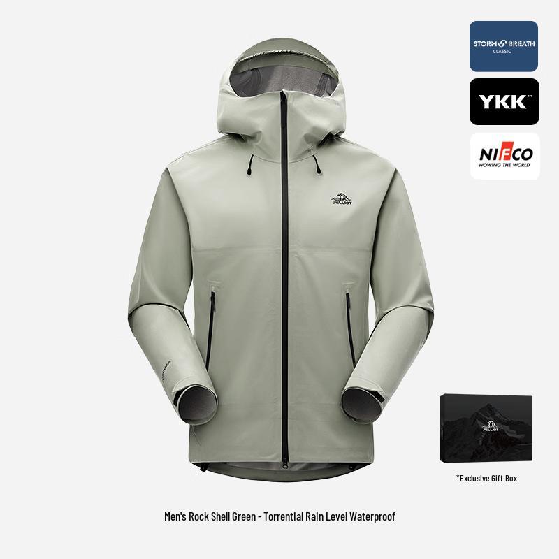 PELLIOT Men's 'Battleship' Outdoor Windproof Hiking Jacket