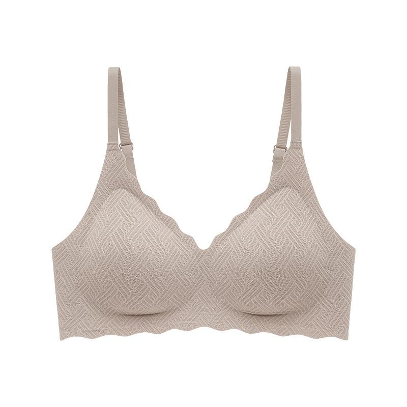 Traceless Comfortable Suspender Underwear Fixed Cup Small Chest Gathered Soft Support Breast Anti-sagging Vest Bra