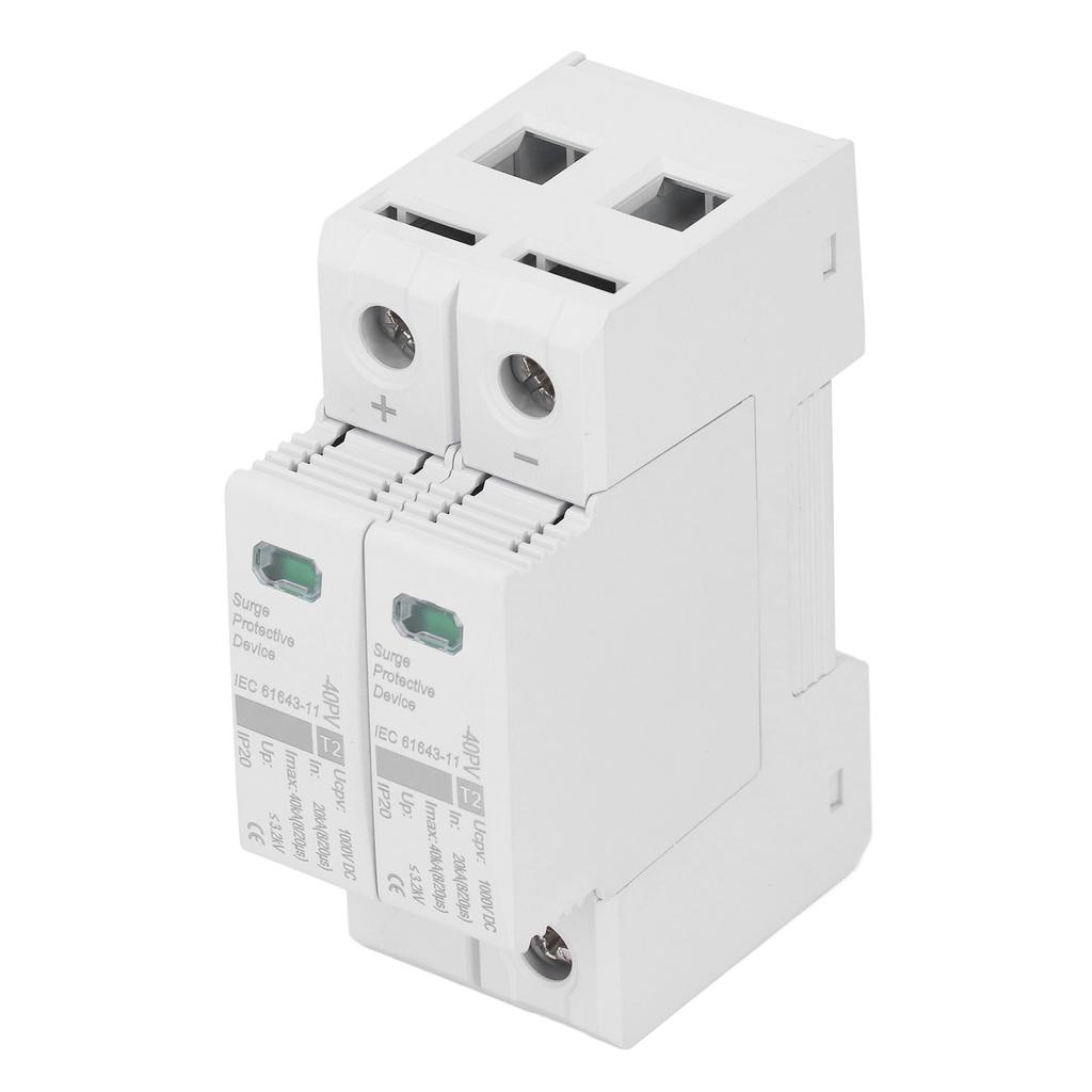 Voltage Surge Arrester Device DC Photovoltaic 2P Surge Protective Device Lightning Protection Circui
