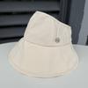 Large brim empty top hat women's summer outdoor foldable windproof sun hat breathable quick drying sun hat can tie ponytail