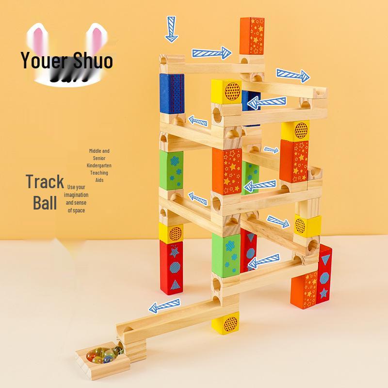 

Marble Run Building Blocks: Educational Maze Toy for Kindergarten Standard