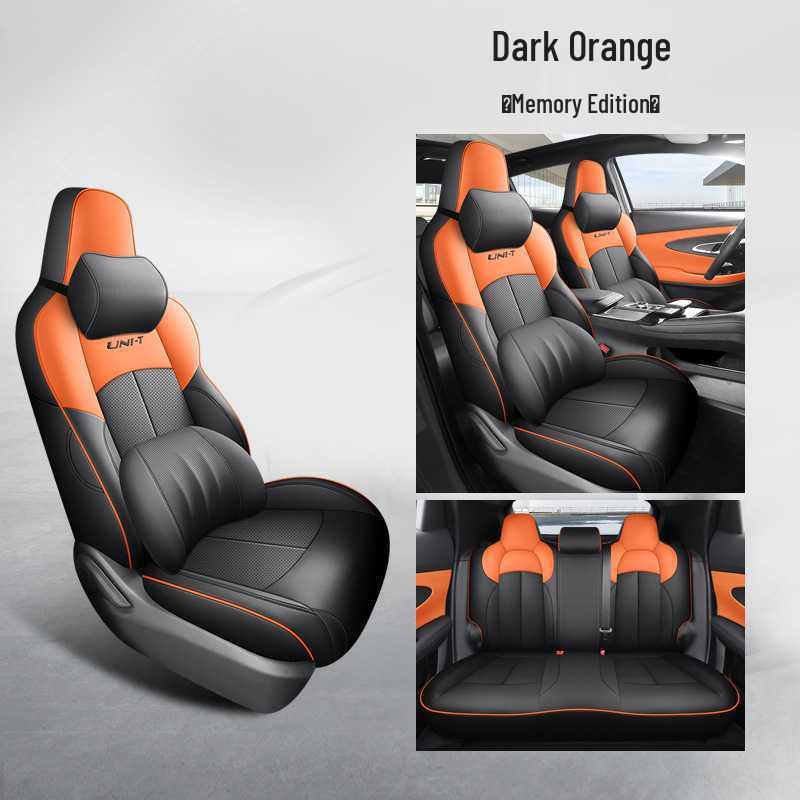 Universal Leather Car Seat Cushion for Five-Seaters - All-Season Model