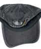 SK8ER ROCK Doodle Star Washing Denim Ball Cap (Black)