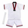 V-Shaped Neck Dobok Set Adjustable Waist with Drawstring Training Garmalest