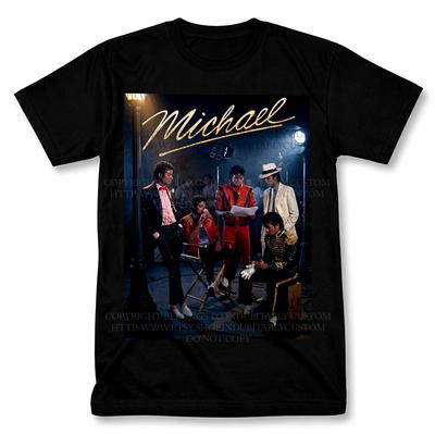 T-shirt Graphique Michael Jackson en Édition Limitée Vintage Michael Film Fan Tee