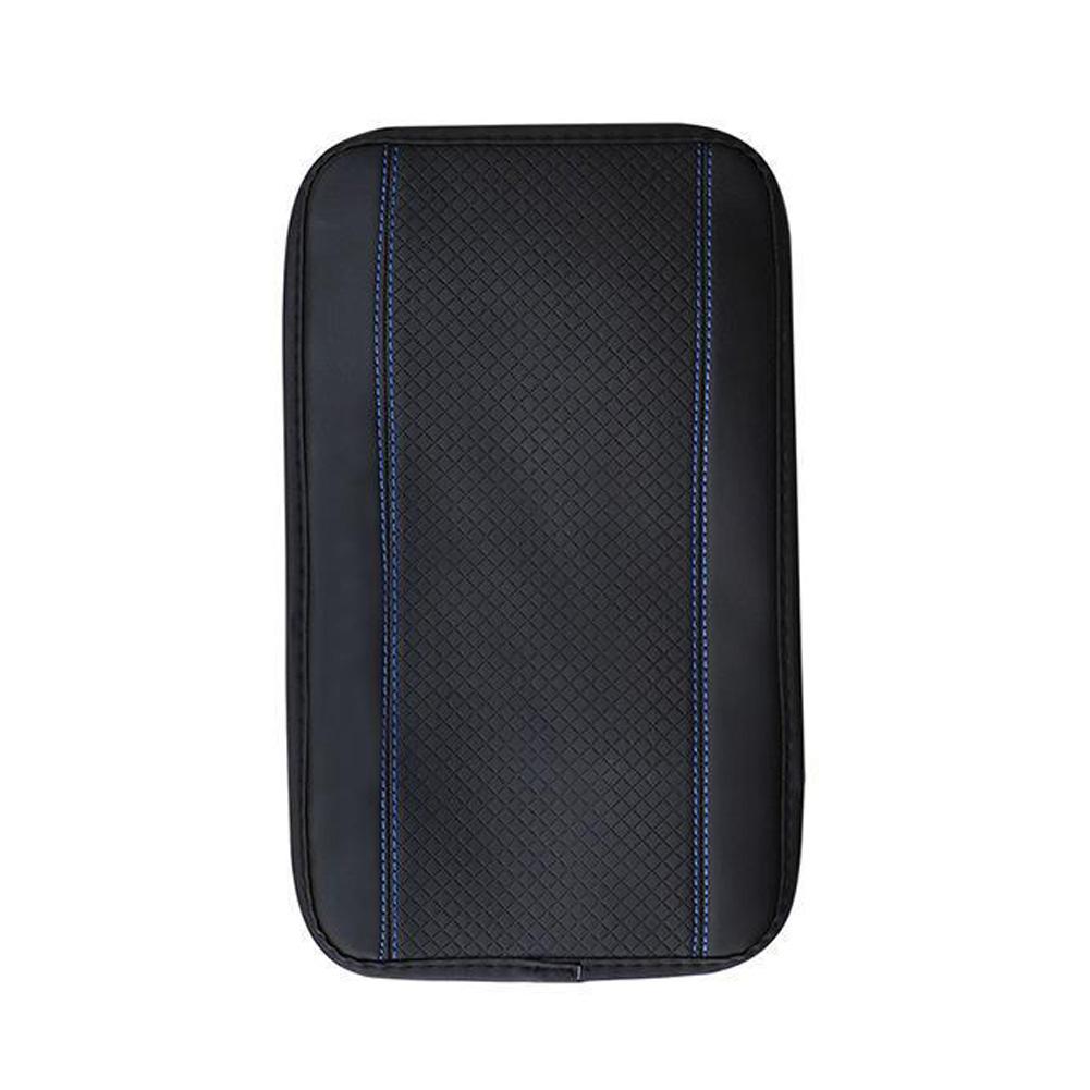 Fiber Leather Embossed Double-line Non-slip Central Armrest Four Universal Armrest Cover Box Seasons Pad Pad Box D4I4