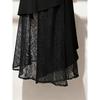 Irregular Patchwork Lace Midi Skirt  Summer Fashion Women Skirts