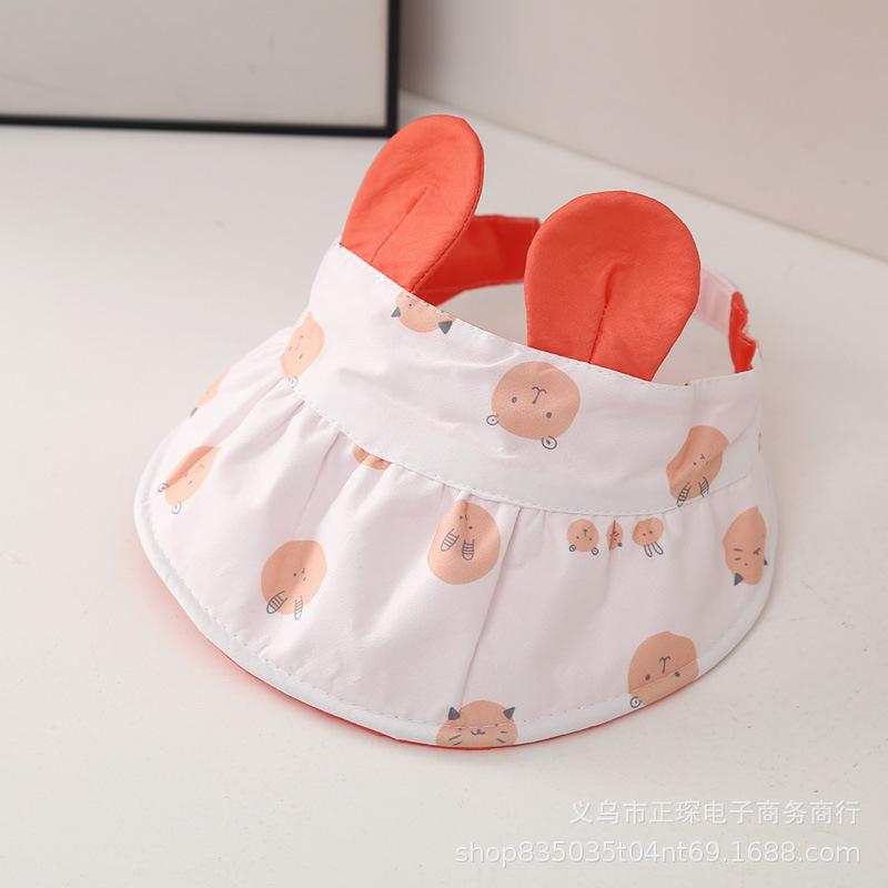 Cute Baby Summer Visor Hat Adjustable Sun Protection Cap For Toddlers Infants Cool Breathable Trendy Beach Outdoor Headwear