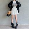 Retro Pleated Pile Boots Autumn New Trouser Boots Martin Boots Thick-soled Western Cowboy Boots