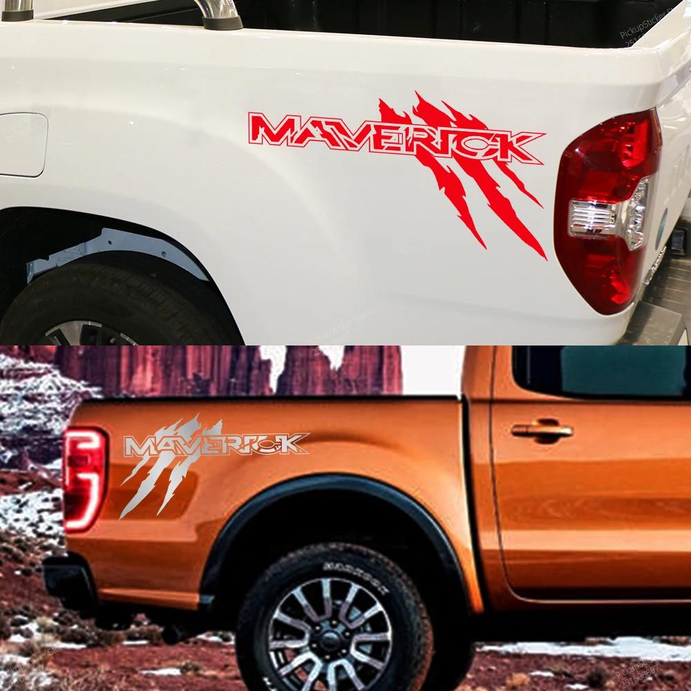 Car Sticker Pickup Truck Bed Graphics Claw Styling Decor Decal Decoration Auto Tuning Accessories For Ford Maverick XLT XL V8