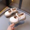 Little girl loafers 2025 autumn new girls round head small leather shoes princess shoes performance shoes Mary Jane single shoes