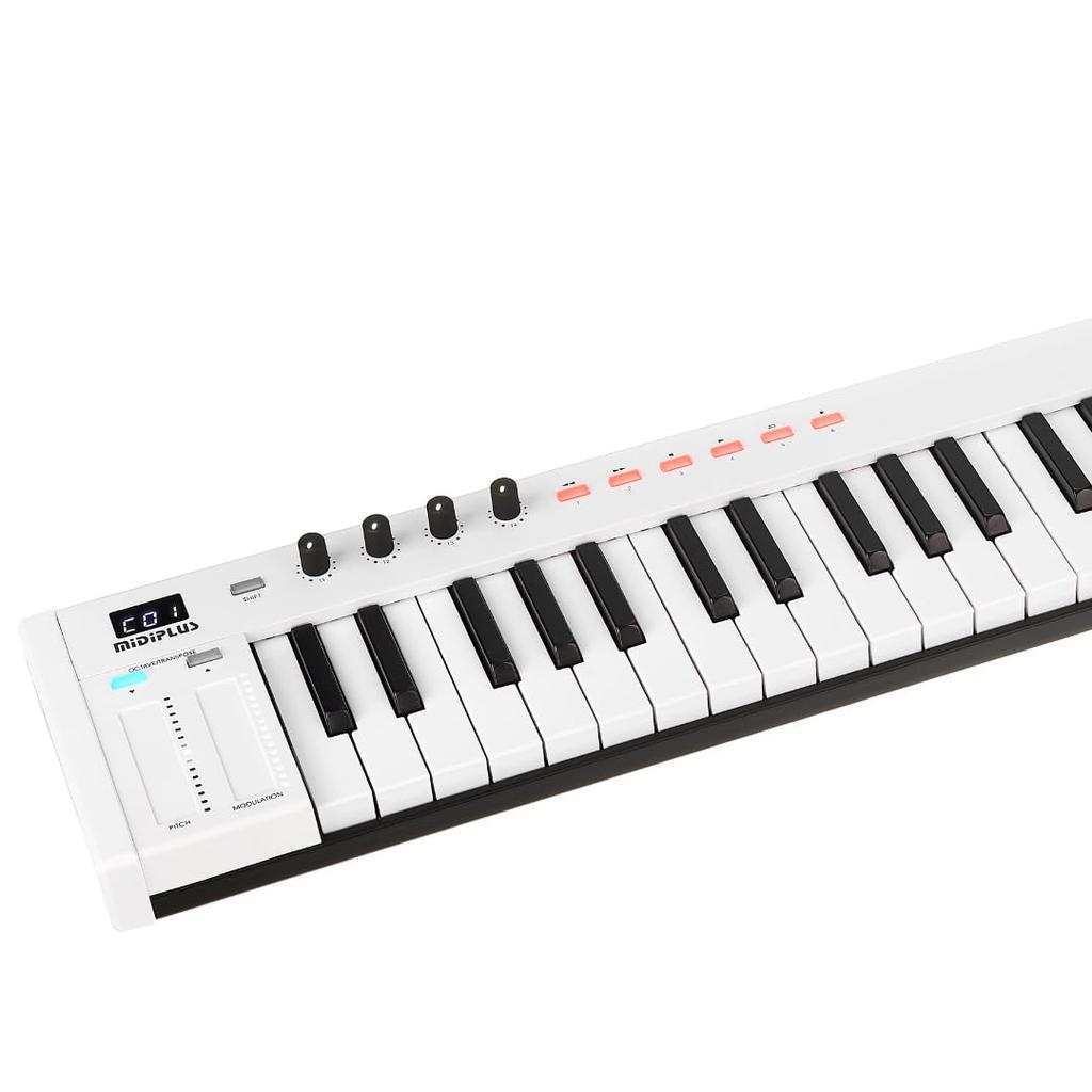 Midiplus X4 Mini MIDI Keyboard White Controller,