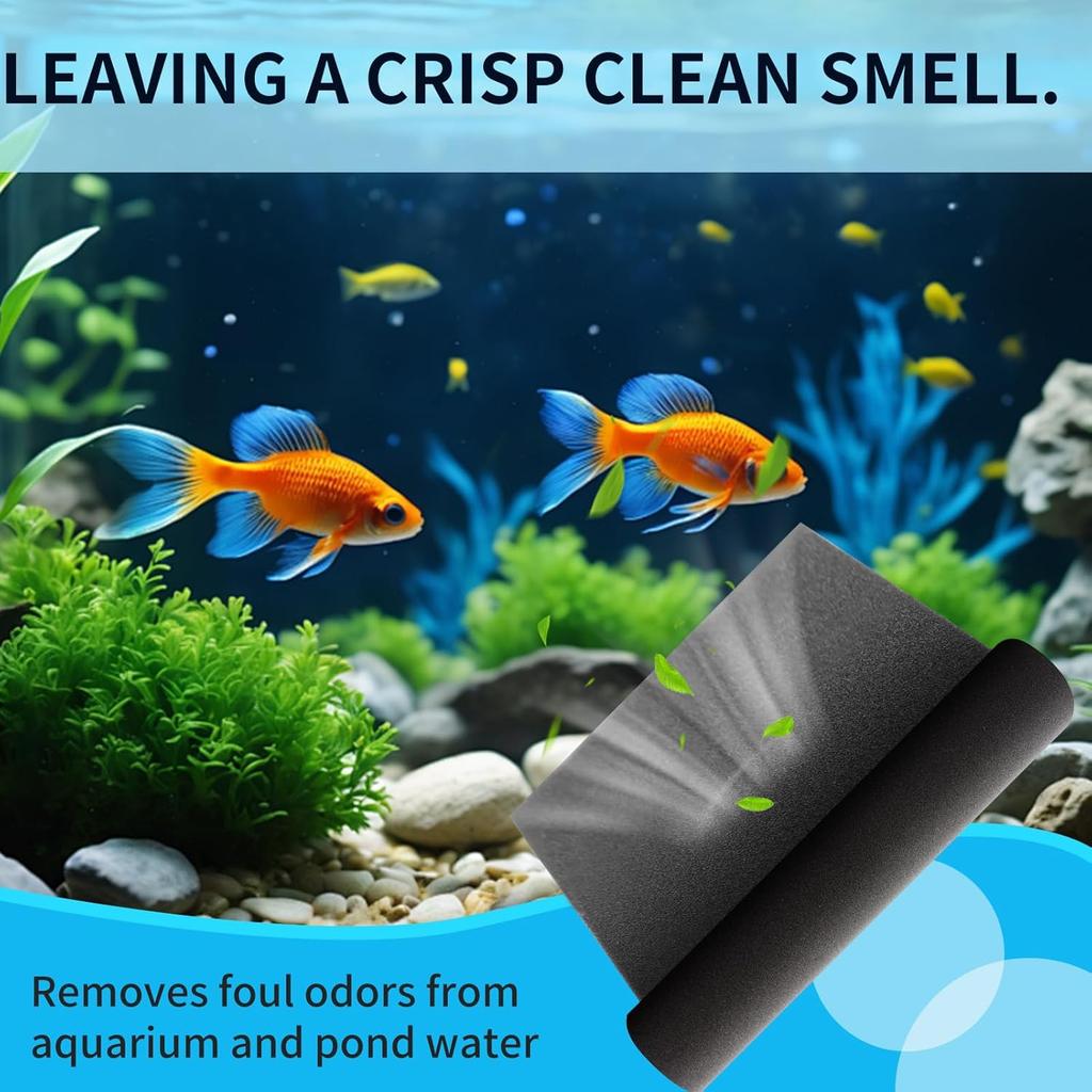 Aquarium Filter Sponge Pad –Bio Filter Media Foam Sponge, Easy Cut To Size Foam for Fish Tank 20"x20"x1" (50PPI)
