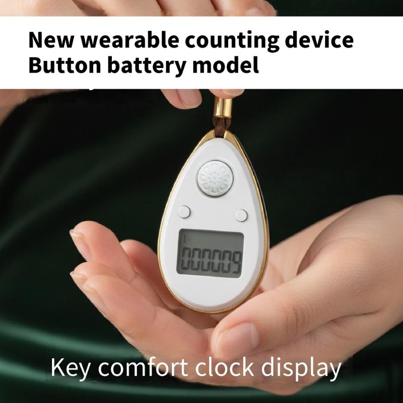 6 Channel LCD Screen Handheld Tally Counter 6 Digit Portable ABS Counter For Sports Scoring And Warehouse Counting
