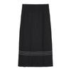 Women's Knitted Half-length Skirt Autumn and Winter Straight High Waist Slimming Loose Large Size A-line Large Skirt Thick Woolen Skirt