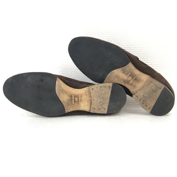 Italien Barneys NY Wildleder Bit Mokassin 39 24.5 Braun Business Kleiderschuhe(GEBRAUCHT)