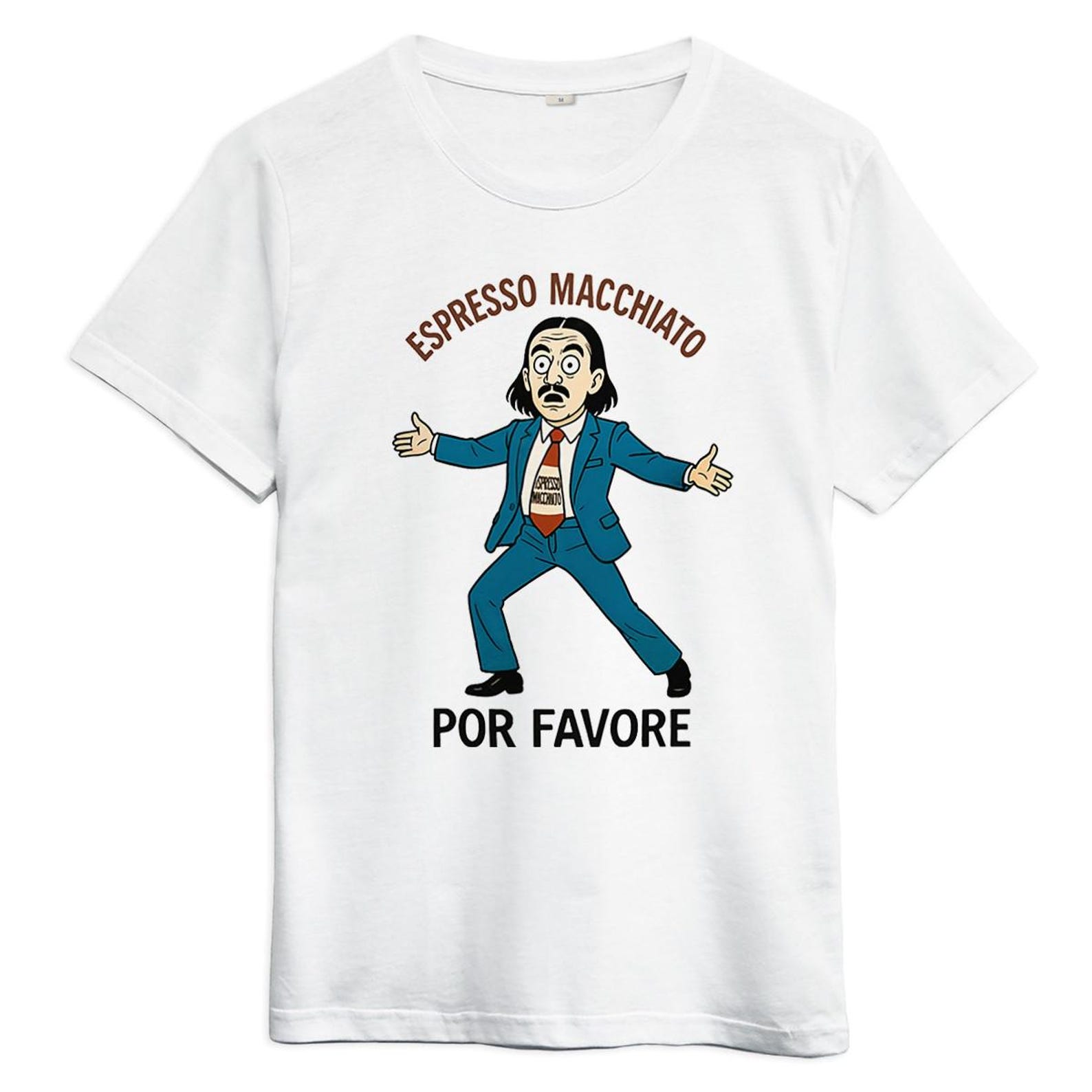 Tommy Cash Espresso Macchiato Por Favore T-Shirt, Men s Women s Kids Sizes (TMC-852007) S
